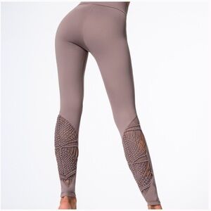 Carbon38 Sayang Collection Leggings Crochet Size XS
